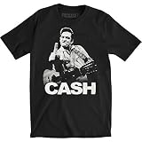 Johnny Cash The Bird T-Shirt Large