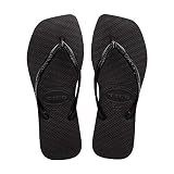 Havaianas Slim Square Mujer Sandalias Negro 37-38 EU
