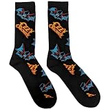 Ozzy Osbourne Logos And Bats - Calcetines tobilleros para mujer