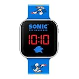 Sonic -, Reloj de Pulsera Niños, Blue Printed, SNC4137