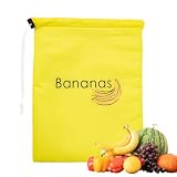 Bolsa Para Plátanos Y Lechuga, Bolsa De Conservación De Plátanos, Bolsas Reutilizables Con Cordón, Bolsa Refrigeradora Para Frutas Y Verduras, Previene El Olor Y Mantiene Los Alimentos Frescos
