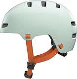 ABUS Casco de Bicicleta XOXO, Casco Urbano Estilo Skater, Talla M, Verde | Casco minimalista con almohadilla tubular, interiores lavables y deslizador ajustable para jóvenes y adultos