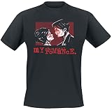 My Chemical Romance Faces Hombre Camiseta Negro XL, 100% algodón, Regular