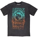 Queens of The Stone Age Montage Stone Wash - Camiseta, charcoal, L