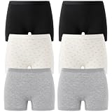 Soleurfe Bragas Niña Algodón | Boxer Niña Cómodos Transpirable | Shorts Antirozaduras Prenda Segura Bajo Uniforme Escolar y Faldas | para Adolescentes 12-14 Años
