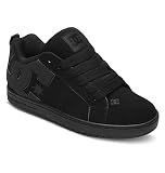 DC Shoes Court Graffik - Zapatillas de Piel - Hombre - Negro