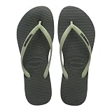 Havaianas – Slim Logo Pop Up, Chanclas con Logo en Contraste de Color, Silueta Estilizada y Cómoda, Suela Antideslizante, Mujer