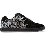 DC Shoes Zapatillas de Piel Gaveler para Hombre, Black Dk Grey Print, 43 EU