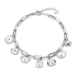 AYVRUOP Pulsera B_T_S Ajustable,Pulsera joyería acero inoxidable,Bonita forma de dibujo animado,SYLALE B_T_S Fan Merchandise B_T_S Merch Gifts