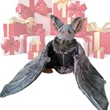 Genérico Bat Stuffed Animal Plush - 12-Inch Soft Gothic Doll Ornament