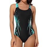 Bañadores Mujer Reductores Barriga Tallas Grandes Bañador Natacion Piscina Trajes de Baño Reductor Una Pieza con Relleno Traje de Baño Deportivo Sexy Ropa de Baño Swimwear Beachwear Playa Vacaciones