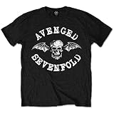T-Shirt # L Black Unisex # Classic Death Bat