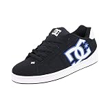 DC Net M - Zapatillas de deporte de cuero nobuck para hombre, Negro, 40
