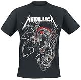 Metallica Spider Dead Hombre Camiseta Negro XXL 100% algodón Regular