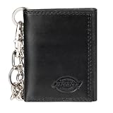 Dickies Monedero de Triple Cadena para Hombre, Color Negro, Talla única, Triple Pliegue
