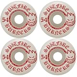Spitfire Quemadores de ruedas para monopatín, 54 mm, 99A, blanco/rojo