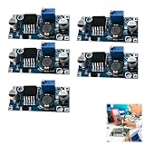 5 Piezas DC a DC Convertidor Regulador de Tensión, Regulador Ajustable de 3.2-40V a 1.25-35V, Fuente de Alimentación Reductora, Ideal para Proyectos Electrónicos y de Automatización