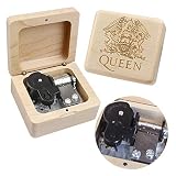Sinzyo Queen-Bohemian Rhapsody Caja de Música de Madera Vintage Navidad San Valentín Cumpleaños Regalo (Caja de Madera de Arce-Bohemian Rhapsody)