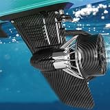 Tabla de Surf con Aleta motorizada eléctrica, propulsor de 24 V, Aletas de Tabla de Surf eléctrica, hélice de Velocidad Ajustable, Kit de Tabla de Surf con Motor a Chorro
