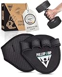 PULLUP & DIP Guantes De Agarre Fitness, Musculación, 1 Par De Almohadillas De Agarre De Neopreno, Almohadillas De Entrenamiento como Alternativa A Los Guantes De Entrenamiento para Un Agarre Máximo