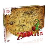 Winning Moves Rompecabezas The Legend of Zelda Hyrule Puzzle 1000 Piezas - Juguetes para niños 10+ años y Todos los Fans del Juego, para Jugar Solo o en compañía, Incluye póster