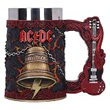 Nemesis Now ACDC Hells Bells - Jarra de 15,7 cm, resina, producto oficial de ACDC, jarra de cerveza Hells Bells, inserto de acero inoxidable, fundido en la mejor resina, pintado a mano por expertos