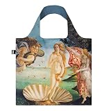 LOQI Sandro Botticelli The Birth of Venus - Nacimiento de Venus - Bolsa reciclada, Multicolor, 50 x 42 cm, Art, Multicolor, 50 x 42 cm, Arte