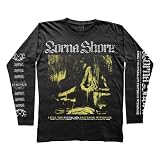 Lorna Shore Everblack Yellow Hombre Camiseta Manga Larga Negro 100% algodón Regular