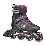 Rollerblade ZETRABLADE W Patines en línea para Mujer, Patines en línea de Fitness, Negro/Rosa, 38/38,5