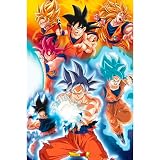 GB Eye ABYDCO741 Maxi Poster Dragon Ball Goku's transformations 61 x 91.5cm