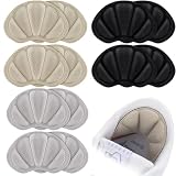 6Pcs Taloneras para zapatos, almohadillas para talones reducir talla zapato, almohadillas taloneras antirozaduras zapatos, protector talon zapato para mujeres y hombres, mejorar la comodidad