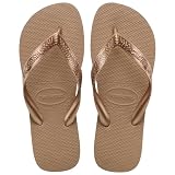 Havaianas Top Tiras Mujer Chanclas Oro Rosa 41/42 EU