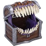 Nemesis Now Dungeons & Dragons - Caja de Almacenamiento de Dados de imitación, 11,3 cm, Resina, marrón, Producto Oficial de D&D, Caja de Dados de Personajes Mimic, fundida en la Mejor Resina, Pintada
