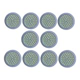 Fengyan Bombillas domésticas Bombilla LED DC 24V 5W MR16 - 50W equivalente GU5.3 Base - for el hogar, empotrada, acento, iluminación de riel, paquete de 10 Iluminación doméstica ( Color : Blanco cáli
