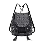 Miss Lulu Bolsos de Mochila, One Size, Negro