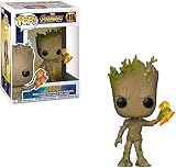 Funko POP! Bobble: Marvel: Infinity War: Groot Con Stormbreaker - Avengers Infinity War - Figuras Miniaturas Coleccionables Para Exhibición - Idea De Regalo - Mercancía Oficial - Fans De Movies