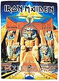 Heart Rock - Bandera Original de Tela con diseño Power Slave de Iron Maiden, 110 x 75 x 0,1 cm