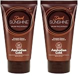 Australian Gold Sunshine Dark Magnifying Bronzer Professional Lotion 133 Ml 133 ml (Paquete de 2)